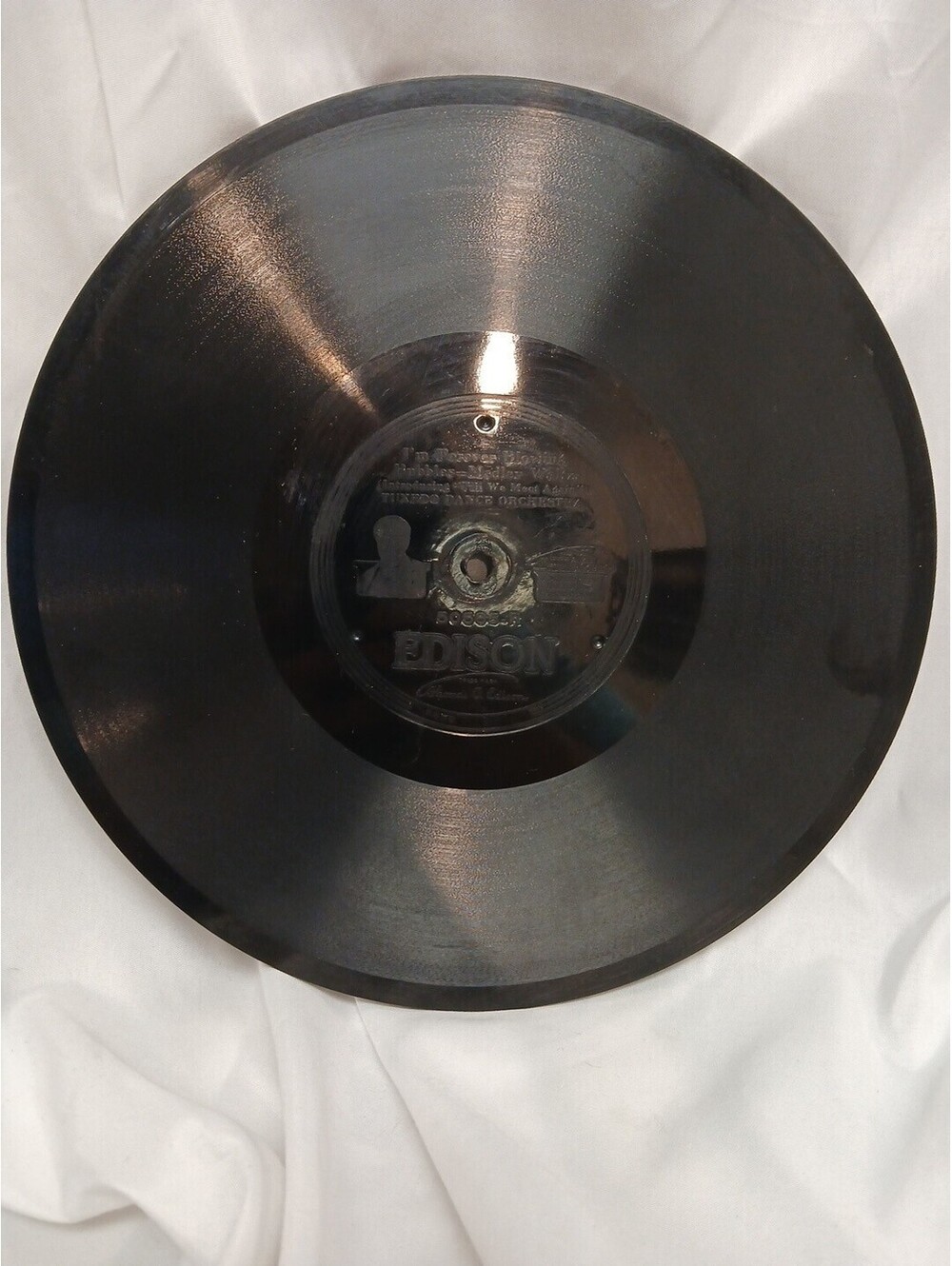 1913 Edison Diamond Disc Phonograph 50585 PEACOCK STRUT/ FOREVER BLOWING BUBBLES